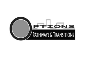 options, pathways, and transitions logo